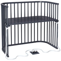Babybay Boxspring XXL Beistellbett schiefergrau lackiert