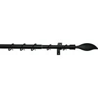 GARDINIA Vorhangstange Set Metall 1-läufig Ø 16 mm 240