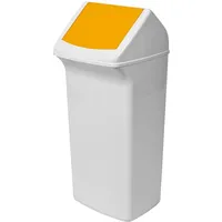 Durable Durabin Flip 40 l weiß/gelb
