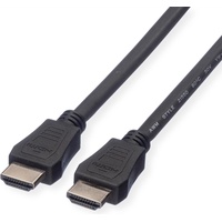 Value HDMI High Speed Kabel mit Ethernet, LSOH, Schwarz