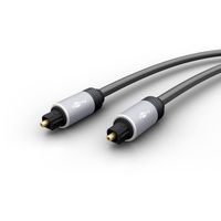 Goobay 77141 Toslink digital Audio Anschlusskabel Lichtwellenleiterkabel, Digitales Audiokabel