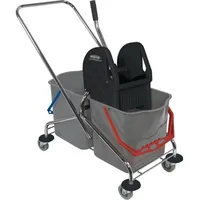 SPRiNTUS Reinigungswagen Eimer 2x27l, Presse STA
