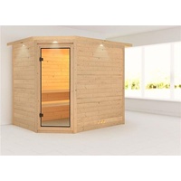Karibu Sauna Tanami-Ohne Ofen-Inkl. Dachkranz