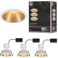 Paulmann 93406 Einbauleuchte 3er Set LED Cole Coin Basisset