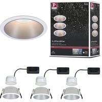 Paulmann Cole Coin LED 6W Einbauleuchte Set, 3-tlg. 93410