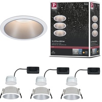 Paulmann 93410 Cole Coin Einbauleuchte 3er Set LED 6W