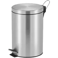 V-Part Tritt-Mülleimer 20 l Edelstahl matt