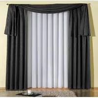 Wirth Freihanddeko WIRTH "Janine" Gr. 4, schwarz, B:135cm H:600cm,