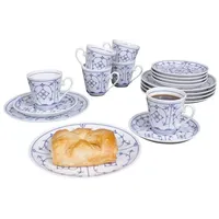 Eschenbach Porzellan Winterling - Indischblau Kaffeeservice 18-tlg.