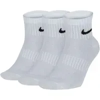 Nike Everyday Lightweight Trainings-Knöchelsocken White/Black 38-42