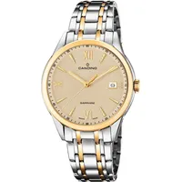 Festina Candino Herren Uhr Armbanduhr C4694/2 Bicolor Saphirglas -