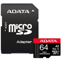 A-Data microSDXC High Endurance 64GB Class 10 UHS-I A2