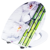 Conmetall - celle WC-Sitz Bambus, Relief-Motiv