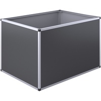 KGT Aluminium-Hochbeet 121 x 91 x 77 cm schwarz