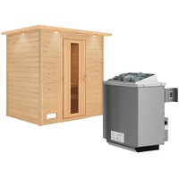 Karibu Sauna Sonja inkl. 9 kW Ofen integr. Steuerung