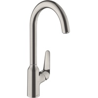 Hansgrohe Focus M42 220 1 jet messing edelstahl Finish