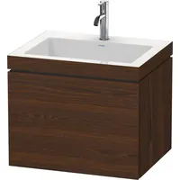 Duravit L-Cube Möbelwaschtisch c-bonded mit Unterbau wandhängend, 60x48 cm,