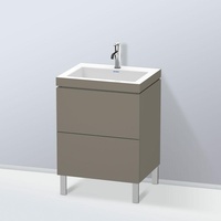 Duravit L-Cube Unterschrank, 2 Auszüge, LC6936O9090,