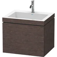 Duravit L-Cube Möbelwaschtisch c-bonded mit Unterbau wandhängend, 60x48 cm,