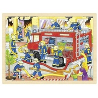 GoKi Einlegepuzzle Feuerwehreinsatz