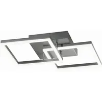 Fabas Luce Bard 2-flg. 45x45 cm anthrazit