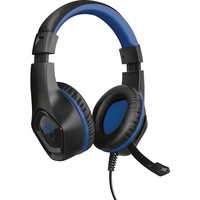 Trust GXT 404B Rana Kabelgebunden Gaming Headset, Schwarz, Blau,