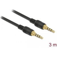 DeLock 85601 Audio Verbindungskabel [1x Klinkenstecker 3.5mm Schwarz