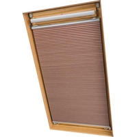 LIEDECO Universal Dachfenster-Wabenplissee , 83 x 141 cm, beige