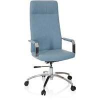 HJH Office Bürostuhl SARANTO Plus I Stoff Hellblau moderner
