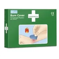 CEDERROTH Burn Cover blau 10 St./Pack.