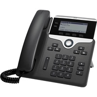 Cisco IP PHONE 7821 FOR, Telefon, Schwarz, Silber