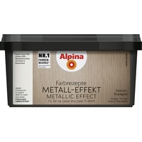 Alpina Farbrezepte METALL-EFFEKT Roségold 1 l Metallic-Wandfarbe für faszinierende