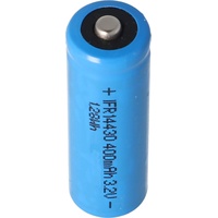 AccuCell IFR 14430 400mAh 3,2V LiFePo4 Akku mit Kopf