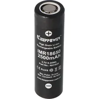Keeppower IMR18650 - 2500mAh 3,6V - 3,7V Hochstromzelle Li-Ion-Akku