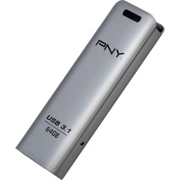 PNY Elite Steel 64 GB silber USB 3.1
