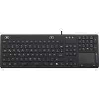 Renkforce IP 68 Industrie USB-Tastatur Schwarz Spritzwassergeschützt, Staubgeschützt