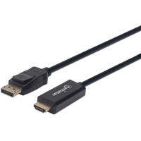 Manhattan DisplayPort / HDMI Adapterkabel DisplayPort Stecker, HDMI-A Stecker