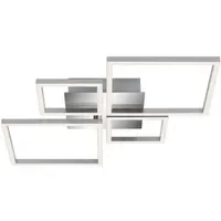 Briloner LED Deckenleuchte 75 cm aluminium-chrom