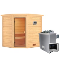 Karibu Elea inkl. 9 kW Ofen + ext. Steuerung