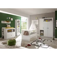 Begabino Paula Babyzimmer Kinderzimmer inkl. Wickelkommode, Bett und Kleiderschrank