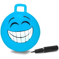 Jamara Hüpfball Smile blau 460458