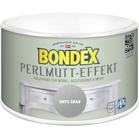 Bondex Holzfarbe Perlmutt-Effekt Onyx Grau 0,5 l