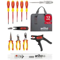 Wiha Werkzeugtasche 13-tlg. rot/gelb