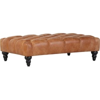 GUTMANN FACTORY Hocker GUTMANN FACTORY "Amazonas", braun (cognac), B:120cm