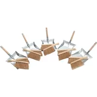 SOREX Kehrgarnitur Holzgriff 10 Kokoshandfeger 5 St.