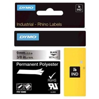 Dymo IND 18485 (S0718170) schwarz auf silber 9mm x