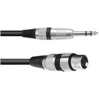 Omnitronic Adapterkabel XLRf/Klinke Stereo 0.9m 30225180