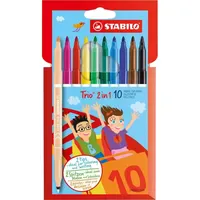 Stabilo Trio 2in1 10 St. mehrfarbig
