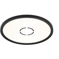 Briloner LED Deckenleuchte 1-flammig rund schwarz 18W