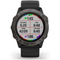 Garmin fenix 6X Saphir schwarz / schiefergrau